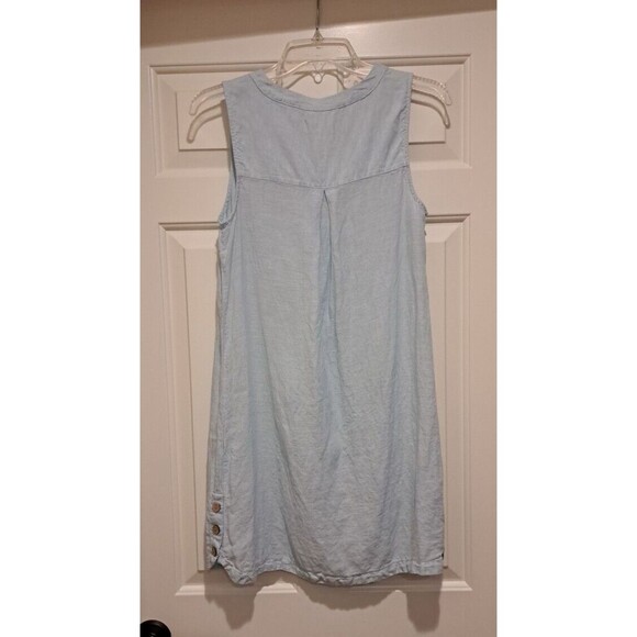 Nicole Miller New York Linen Sleeveless Tunic/ Mini Dress Women's S Minimalist - Picture 2 of 12